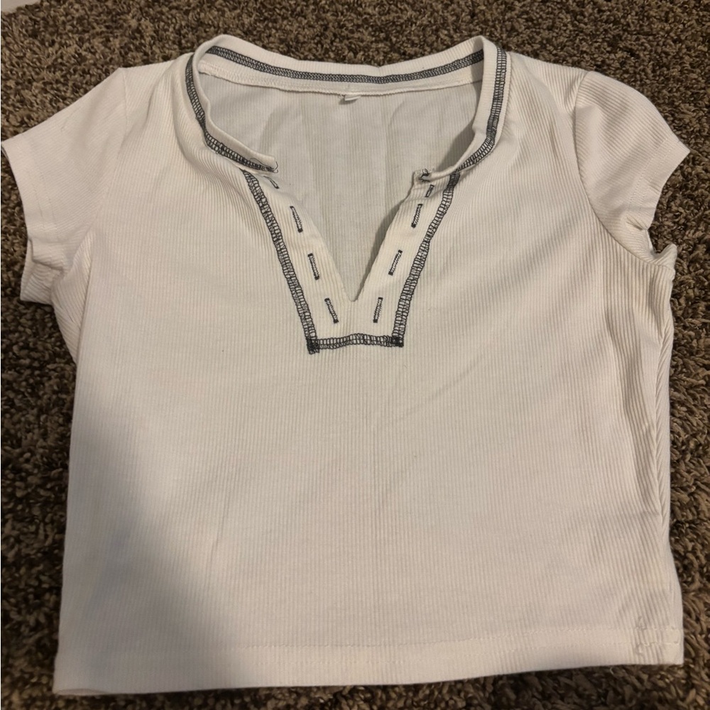 Urban Outfitters White Crop Top